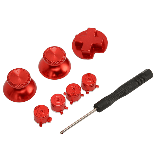 Spelkontroll Metallknappar D-Pad ABXY Kors Aluminiumlegering Reparationsknappar Ersättning för Switch Pro