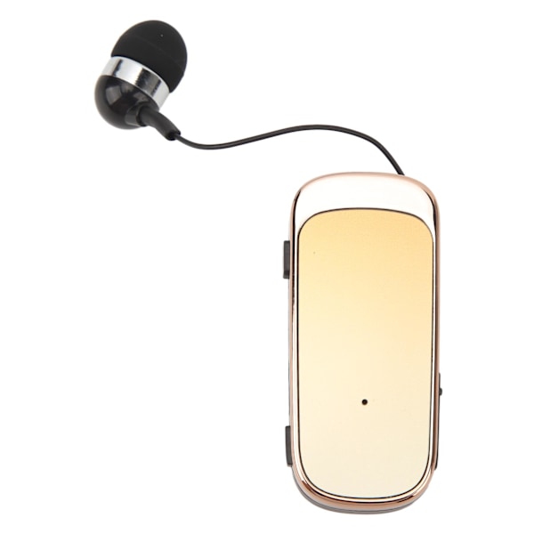 Trådlösa hörlurar med inbyggd mikrofon, Bluetooth 5.2, klippbara, bekväma, för utomhus, sport, körning, gradientgul