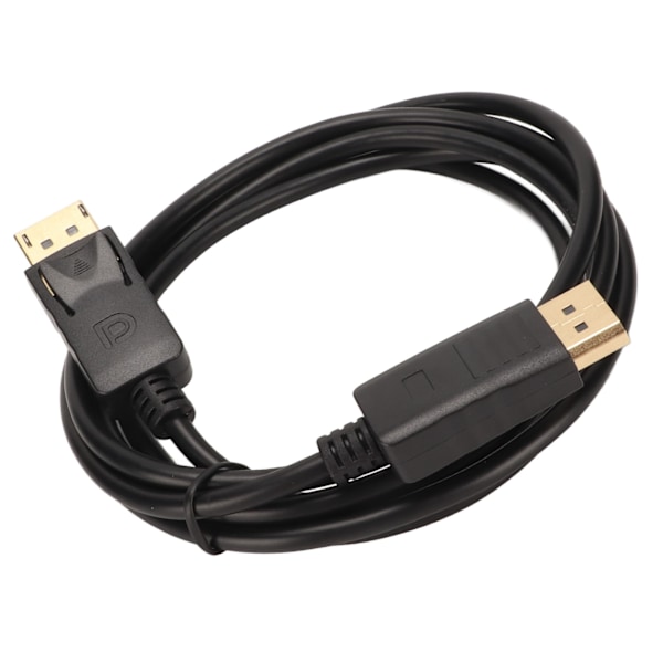 DisplayPort till DisplayPort Kabel 4K Fördröjningsfri DP till DP Adapterkabel för PC TV Monitor Projektor 1,8m