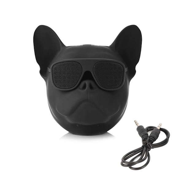 Portabel Bluetooth-högtalare i hundform med stereoljud och musikspelare