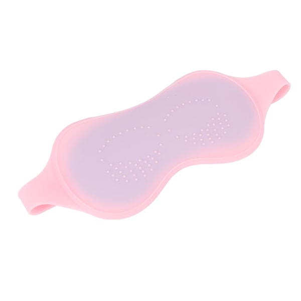 Gel Ögonmask Mjuk Silikon Varm Kall Kompress Lindring Trötthet Återanvändbar Justerbar Storlek Patch Rosa