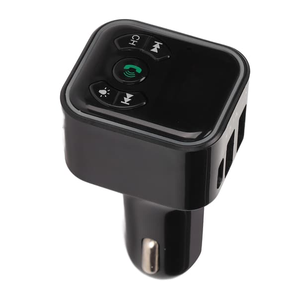 Bluetooth FM-sändare Handsfree Samtal MP3 Bilradio Bluetooth Adapter för Bilar