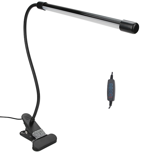 USB ClipOn LED Bordslampa Aluminiumlegering Flexibel Dimbar Tatuering Nagelkonst Skrivbord
