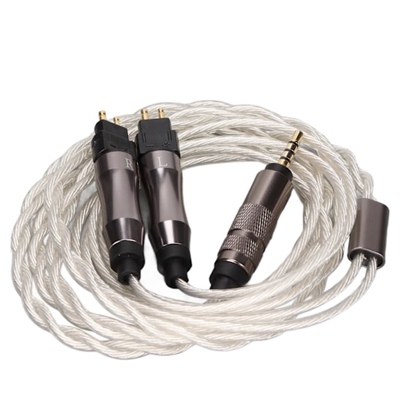 36-kärnig Uppgraderingshörlurskabel Silverpläterad Ersättningskabel för Sennheiser HD414 HD650 HD600 HD580 HD25 HD535