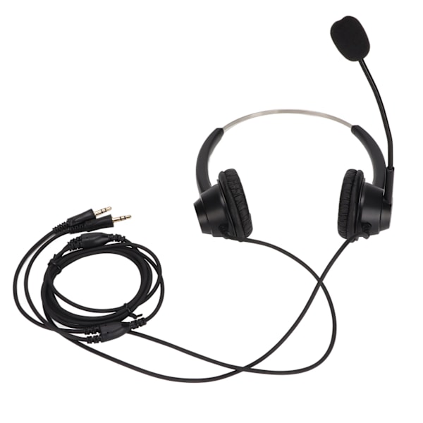 H360DPC Call Center Headset On Ear Datorhörlurar med Mikrofon för Hemmakontor Kundtjänst