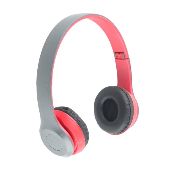 P47 Bluetooth-headset Multifunktionell Djup Bas Brusreducering Vikbart Trådlöst Sportheadset för Hem Kontor Resa Röd
