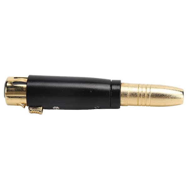 6,35 mm Hona till XLR Hona Adapter Zinklegering För Ljudspelare Mikrofon Gitarr