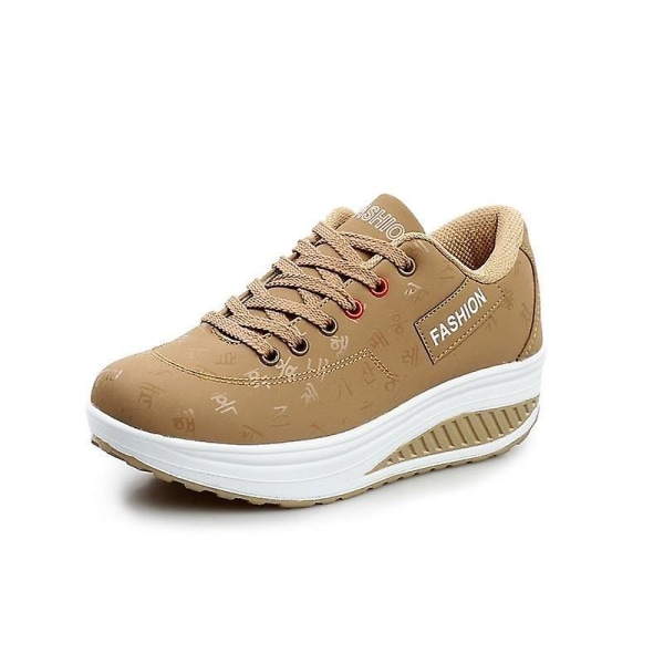 Shake Platform löparsneakers khaki 36