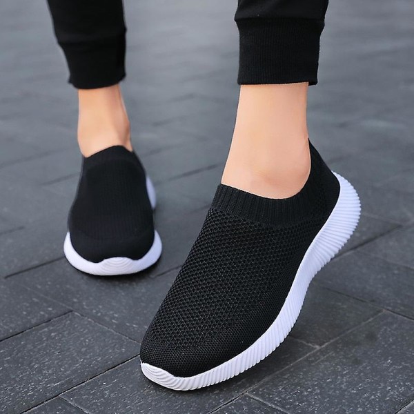 Sneakers i mesh -plattform som andas ( set 2) pink 43