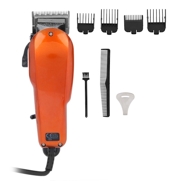 Professionell Hårklippare Hårklippningskit för Hemma Elektrisk Styling Trimning EU-kontakt 220?240V Orange