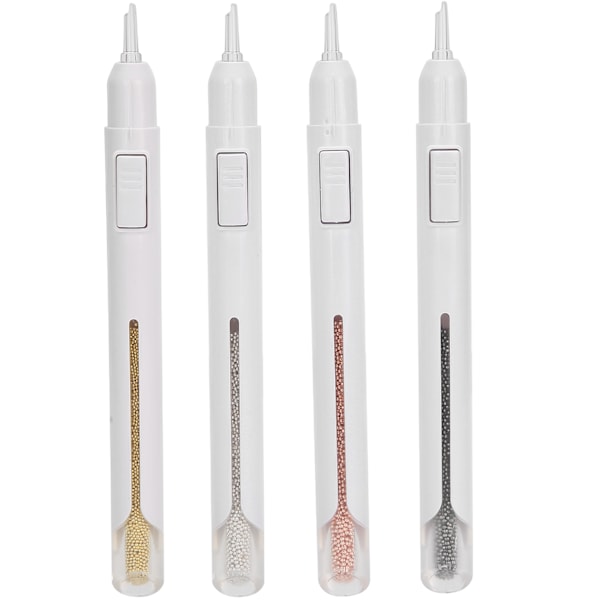 4 st Nagelkonst Prickningspenna Målning DIY Dekoration Manikyrverktyg 1.0mm