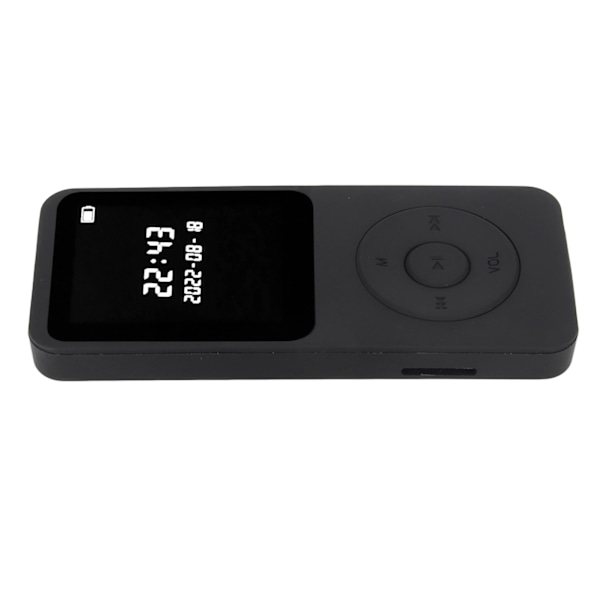 MP3 MP4-spelare Bluetooth 5.0 Ultratunn Digital LCD 1,77 tum Skärm Inbyggda HD-högtalare Bärbar HiFi-musikspelare Med 32 GB Minneskort