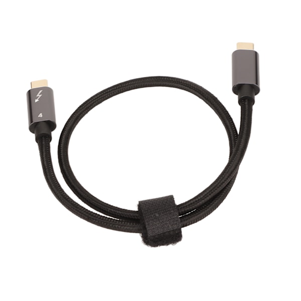 USB 4.0 Kabel 8K HD 40Gbps PD 100W Typ C till Typ C Snabbladdningskabel för Telefon Notebook Tablet 50cm