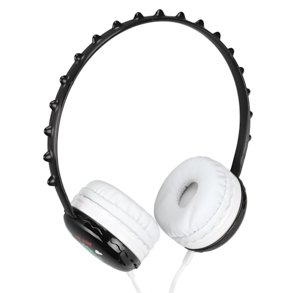 Trådlösa hörlurar för barn 3,5 mm jack Stereo Justerbar huvudband Söt barn Dinosaurie Headset för PC-surfplattor Svart