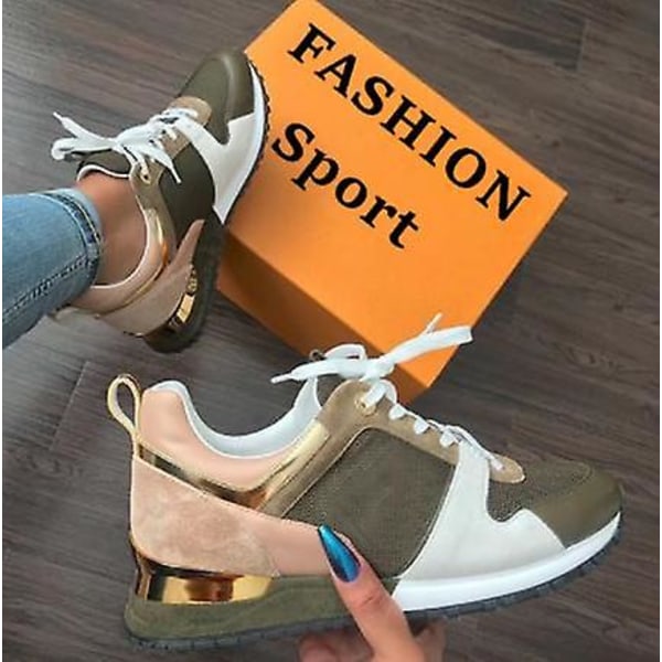 Lätta sneakers för kvinnor, utomhusskor set-2 summer style pink 37