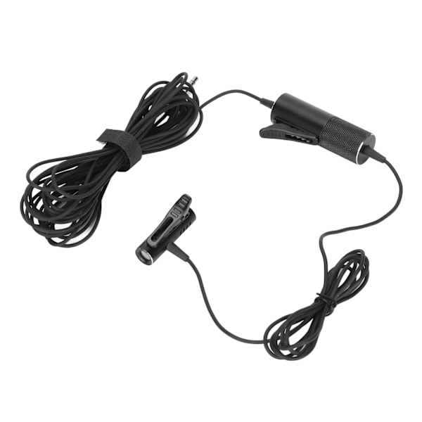 Lavalier Mikrofon Professionell Omni-direktionell Mini Lavalier Slagmykrofon för Mobiltelefoner Kameror