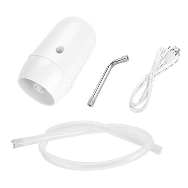 USB Snabbladdning Dubbel Motor Elektrisk Automatisk Flaska Dricksvattenpump Dispenser (Vit)