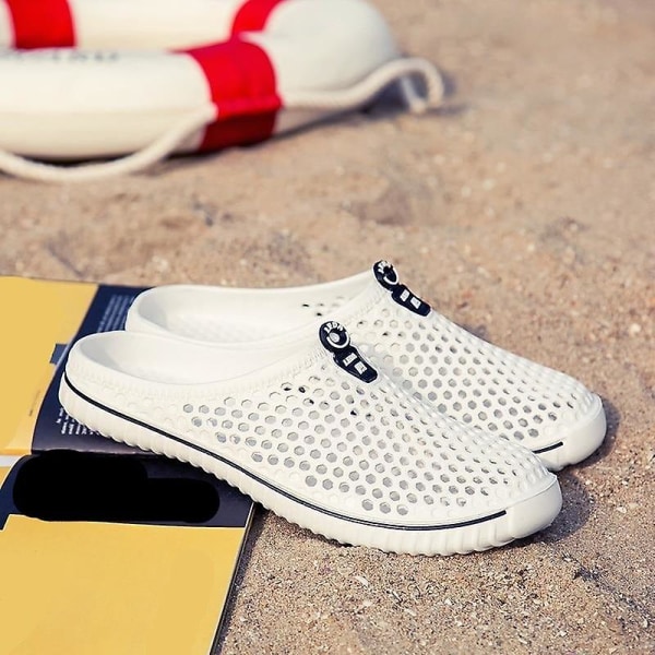Vattentäta Aqua Sandaler för män och kvinnor, mjuka sommarskor Red 43