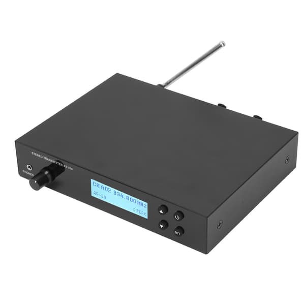 Trådlöst hörlursmonitorsystem 830?866MHz 3 lägen Öronretursystem för gitarr- och basgitarrspelare 110?240VUS-kontakt