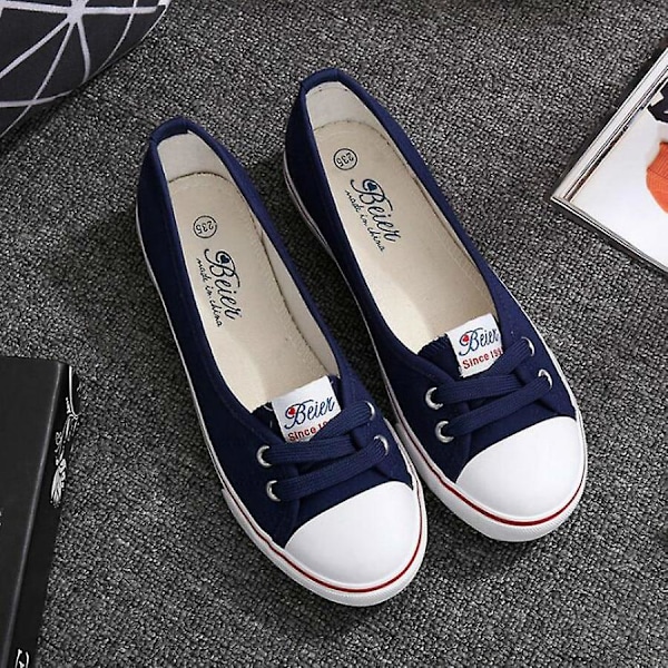 Dam - Snörskor Ballerinaskor, Loafers Red 6