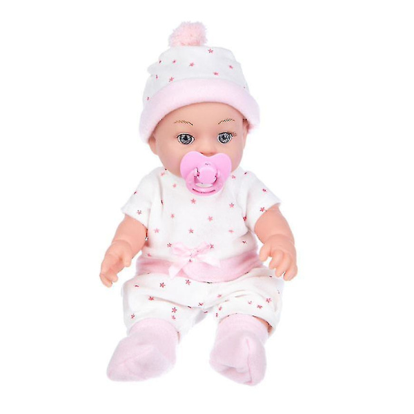 12" mjuka kroppsdockor, Reborn Baby Doll Född Pojke Flicka Baby Naturtrogna Perfekt 6