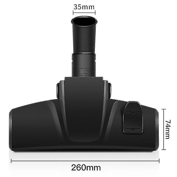 35mm Universal Dammsugare Euro Golvborsthuvud Borstefäste
