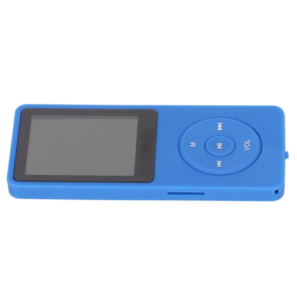 MP3-spelare med 1,8 tum skärm, 64 GB minneskort, multifunktionell, bärbar, mörkblå
