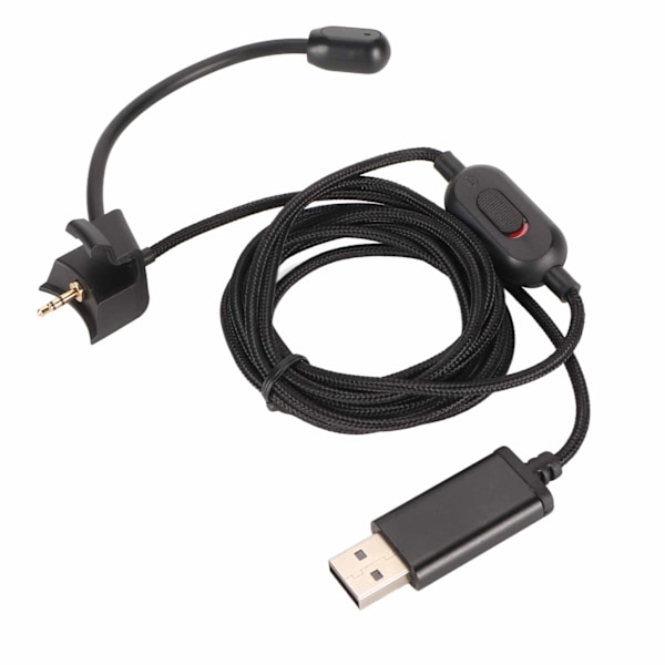 USB Ersättningshörlurskabel med 2,5 mm kontakt Ersättningshörlurssladd med knappkontroll och mikrofon för 35 II 2 meter
