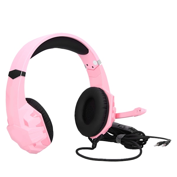 PYTHON FLY G9000MAX ESports Gaming Headset Trådbundet Brusreducerande Over Ear Gaming Hörlurar (Rosa)