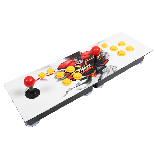 Mini Dubbel Spelkonsolkontroll USB Speljoystick Rocker för PC-dator