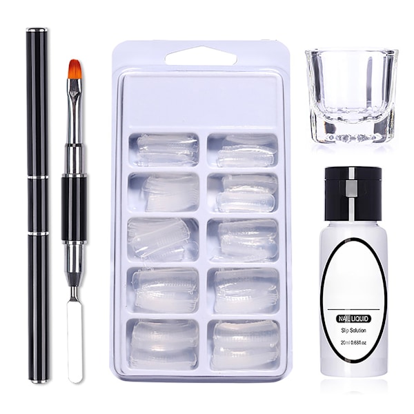 Nagelgel Kit 15ml Säker Pålitlig Snabb Förlängning Byggande för Nybörjare Salong