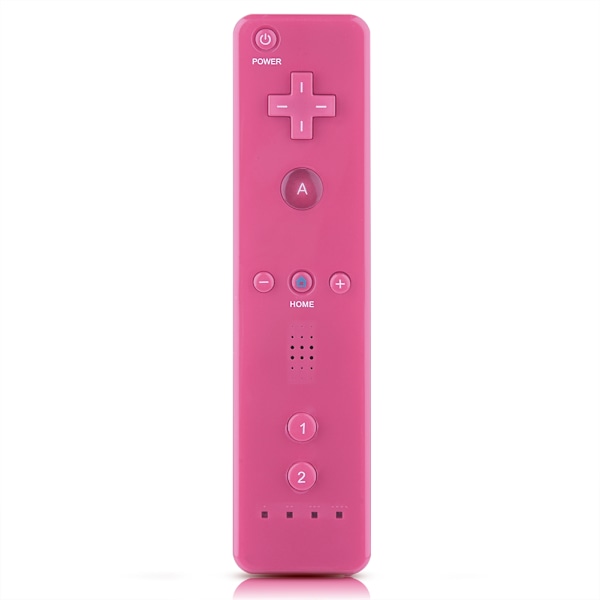 Spelhandtagsskontroll Gamepad med analog joystick för WiiU/Wii-konsol (Rosa)