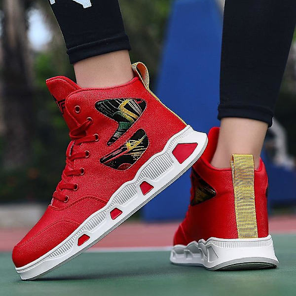 Herrmode Vulkaniserade Casual Sneakers av hög kvalitet Red 40