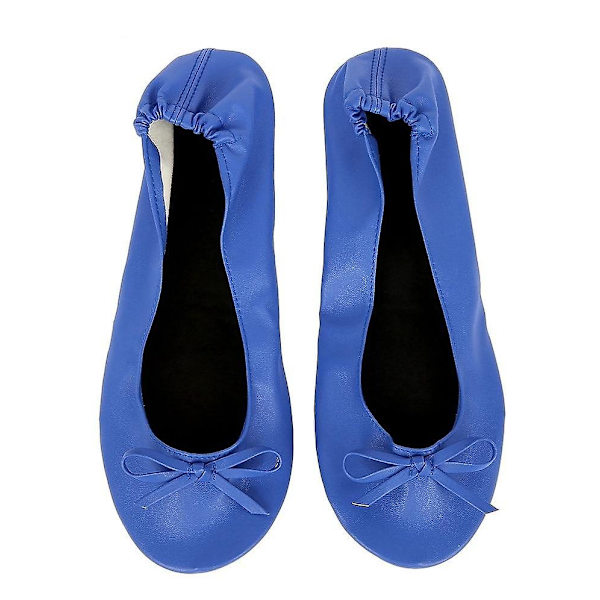 Bärbara Ballerinaskor Rese Vikbara Festskor - Blå 7