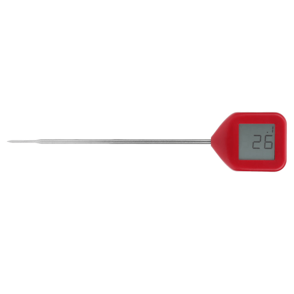 360 Graders Roterande Digital Display Grill Matlagningstermometer Kökstillbehör Röd