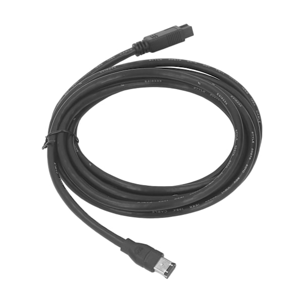 IEEE1394 Firewire DV-kabel 9-stift till 6-stift Hane till Hane Firewire-kabel för videokamera Digitalkamera Skrivare Skanner