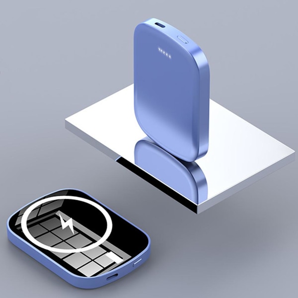 Magnetisk Trådlös Laddare Powerbank Mini Magnetisk Portabel Snabbladdare 5000mah/10000mah Backup Strömförsörjning Kompatibel för iPhone 12PD