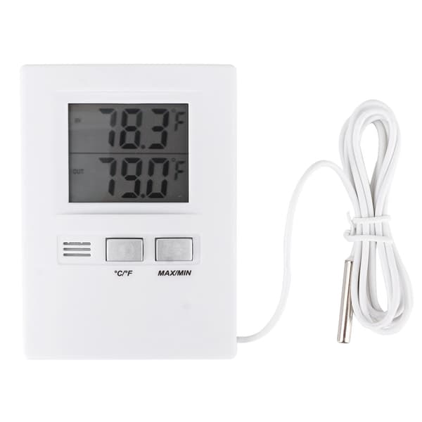 Högprecision LCD Digital Inomhus- & Utomhustermometer Temperaturmätare Testare Batteridriven