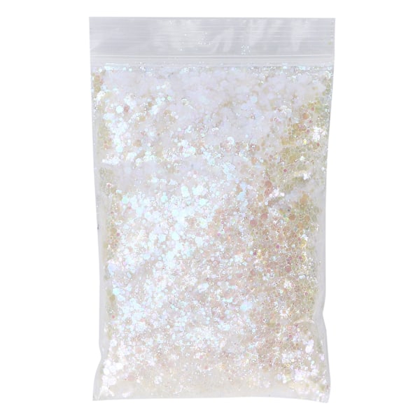 50g Glänsande Nagelkonst Glitter Paljetter Hexagonal Form DIY Ansikte Kropp Ögon Dekoration