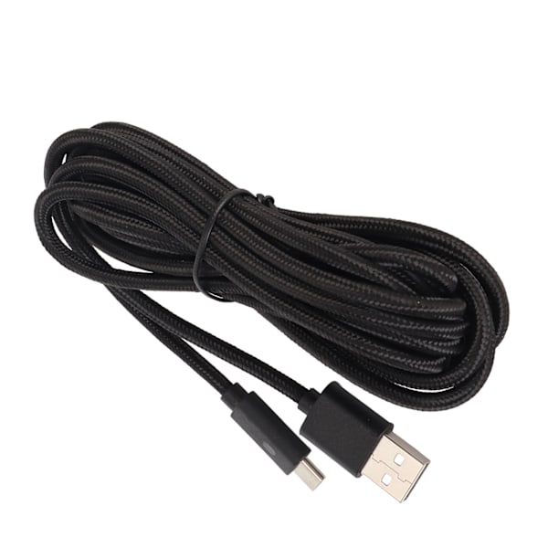 Laddningskabel för Xbox Series Nylonflätad Snabbladdning USB Typ C Laddningskabel med LED-indikator för PS5 3m