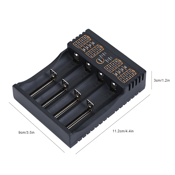 Lii-100 Lii-202 Lii-402 NiMH Batteri Smart Laddare 1.2V 3.2V 3.7V 3.85V A/AAA 18650 10440 16340