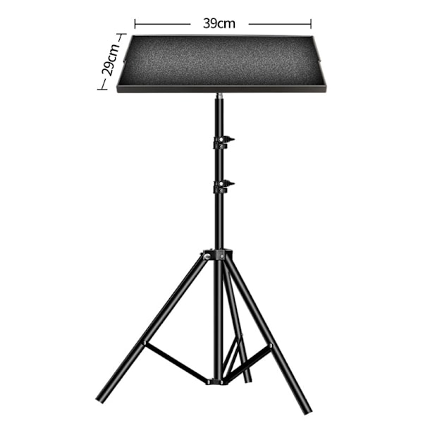 Projektorstativ Metall Hopfällbart Stark Bärighet Laptopstativ med Metall Hopfällbar Bricka 1.6m/5.2ft, Metall Hopfällbar Bricka Typ D