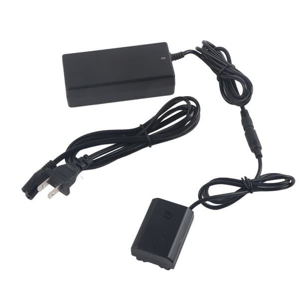 FZ100 Dummy Batteri DC Kopplare Strömadapter Kompatibel för A7c A7R3 A7s3 A7R4 A7M4 7RM3 A6600 A9M2 FX3 100?240V