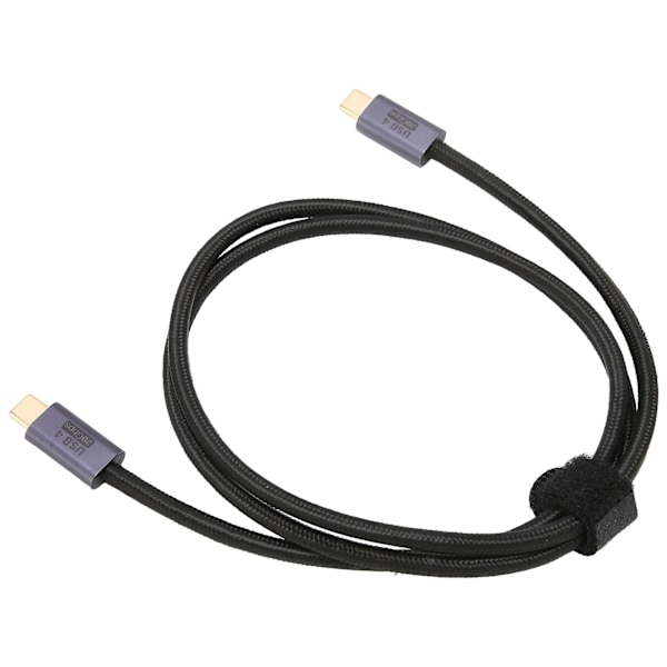 USB4 Datakabel Hög Hastighet 20Gbps Typ C 8K60Hz Datakabel för Bärbara Datorer Surfplattor Mobiltelefoner 100cm/39.4in
