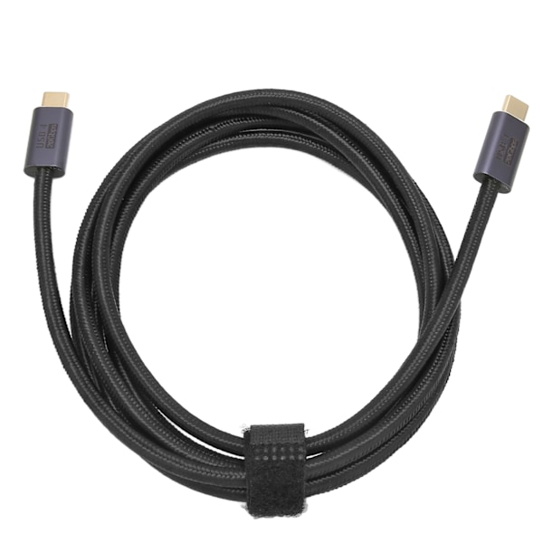 USB 4.0 Kabel Multifunktionell 20Gbps Höghastighetsöverföring HD 8K 60HZ Stöd PD100W Typ C till Typ C Kabel 200cm