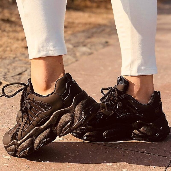 Sneakers för kvinnor black 7.5