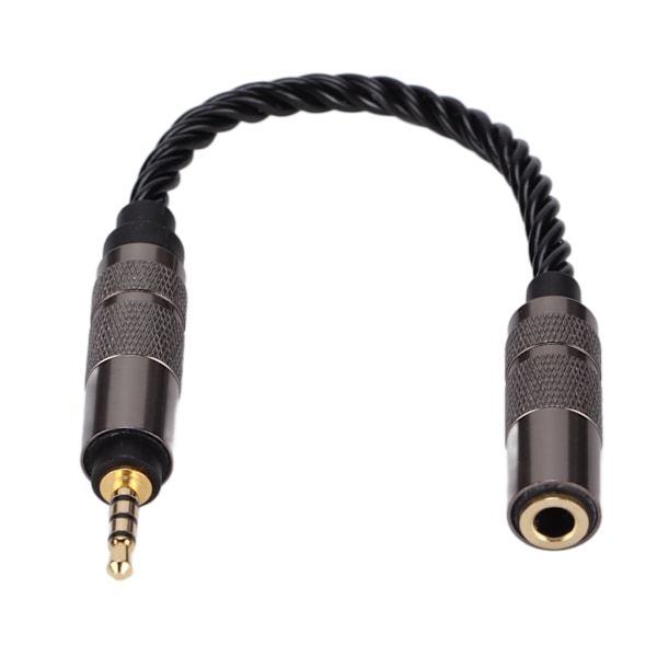 2,5 mm hane till 3,5 mm hona stereo ljudjack adapter headset konverter kontakt för smartphones hörlurar surfplattor