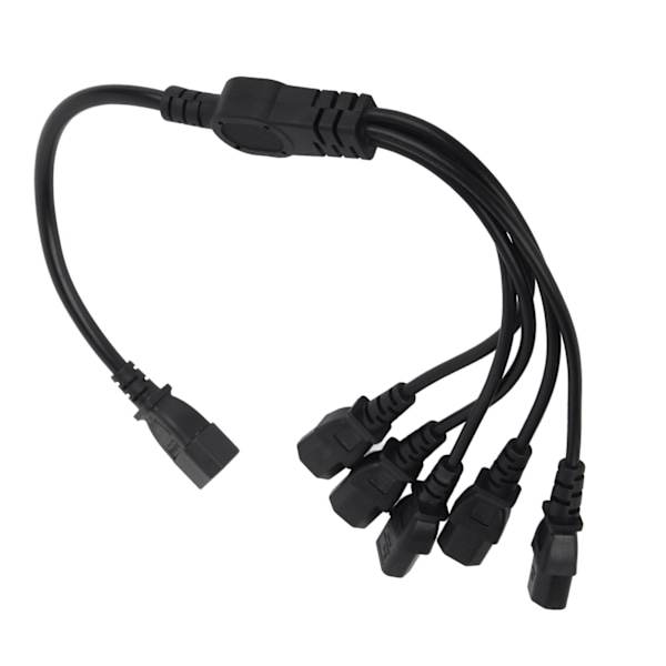UPS PDU C14 till 5 X C13 Strömadapterkabel Hane till Hona 10A 250V Y Splitter Strömadapterkabel 0,5 m