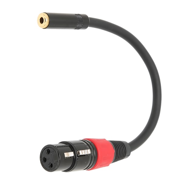 3,5 mm till XLR Hona Kabel Professionell Mini Jack Mikrofon Konverteringskabel för Kamera Dator XLR Hona till 3,5 mm Hona 1m