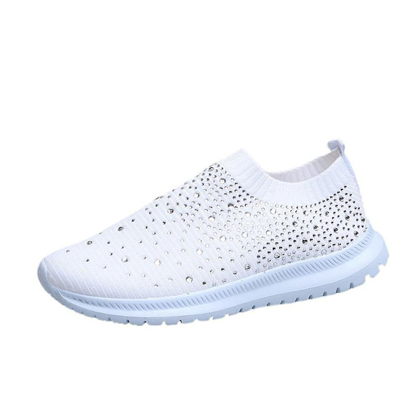 Vävd Mesh sommarsko, sneakers white 41